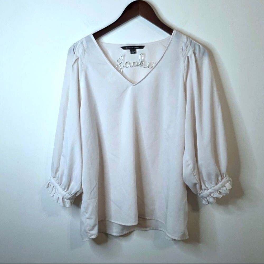Zac & Rachel Flowy Top Size Large